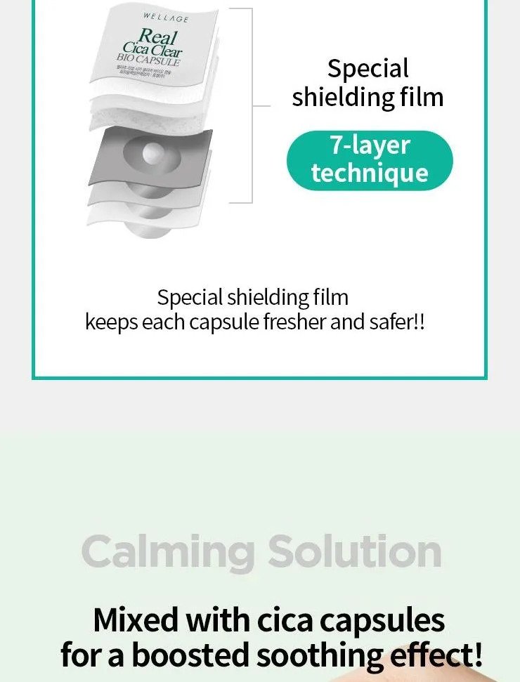 Wellage - Real Cica Calming One Day Kit - 1pc