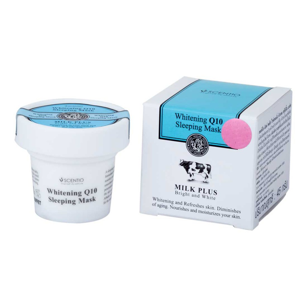BEAUTY BUFFET - SCENTIO Milk Plus Whitening Q10 Sleeping Mask