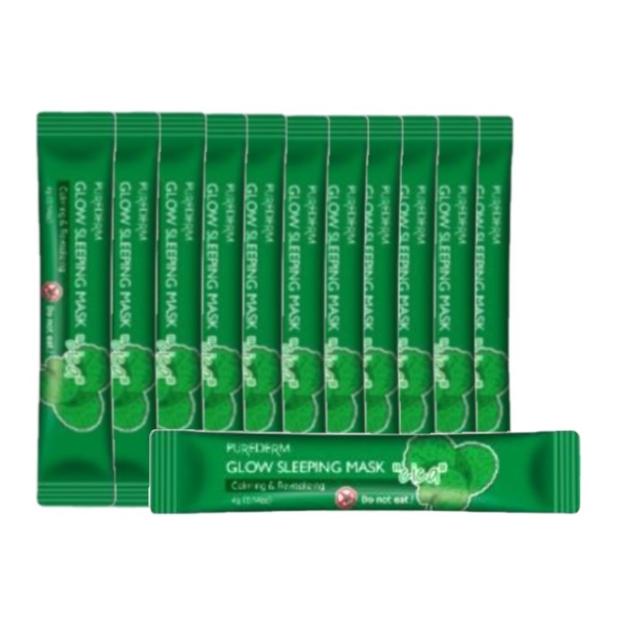 PUREDERM - Glow Sleeping Mask - CICA - 4g x 12pcs