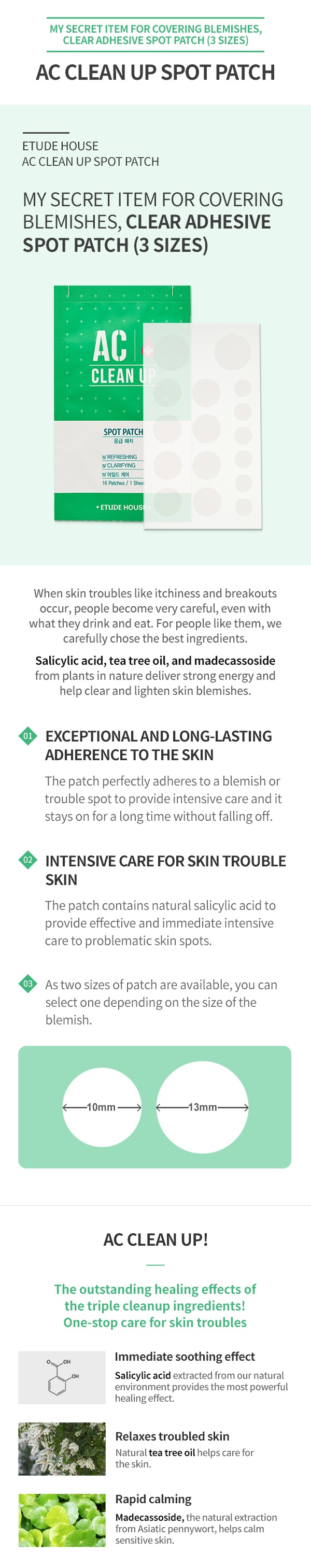 Etude House - AC Clean Up Spot Patch