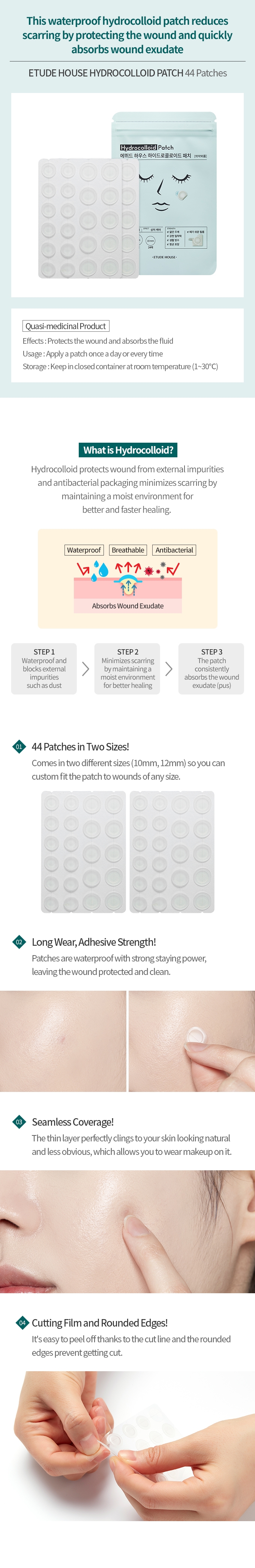 Etude House - Pack de patchs hydrocolloïdes