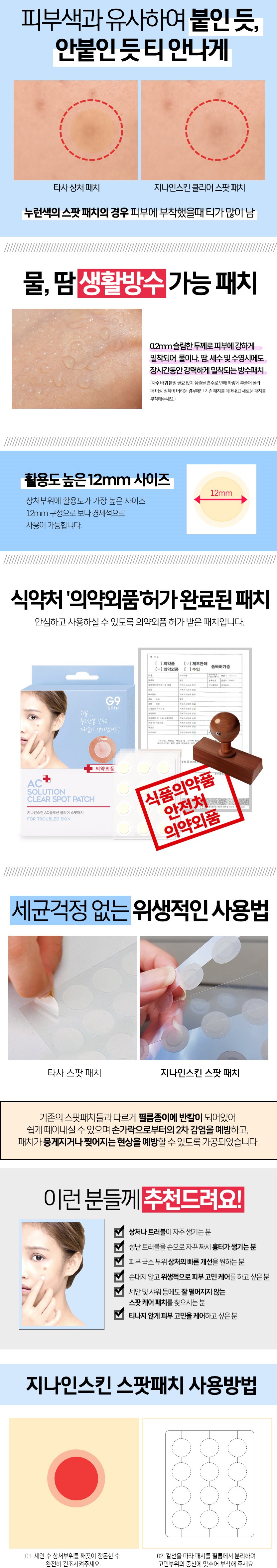 G9SKIN - AC Solution Clear Spot Patch - 1pack