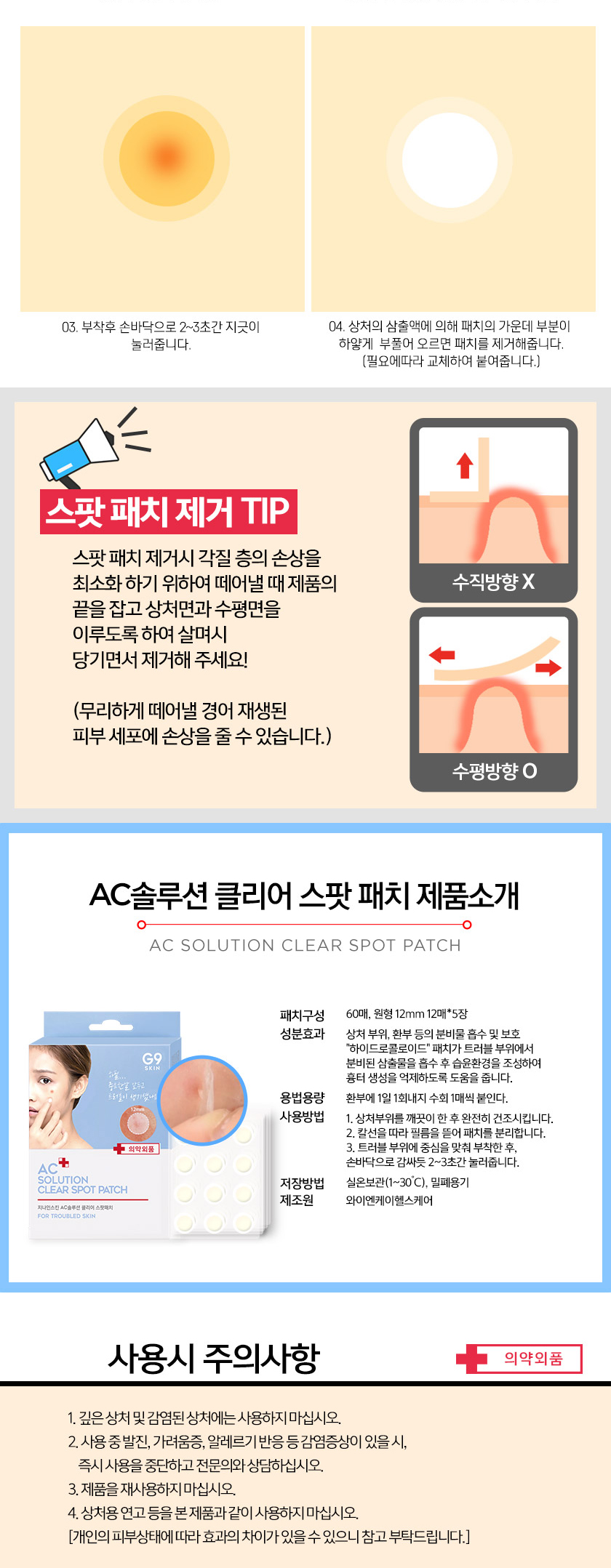 G9SKIN - AC Solution Clear Spot Patch - 1pack
