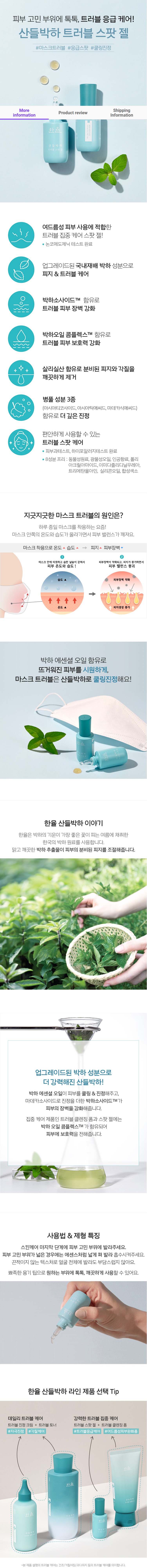 HANYUL - Sandeul Mint Trouble Spot Gel - 20ml