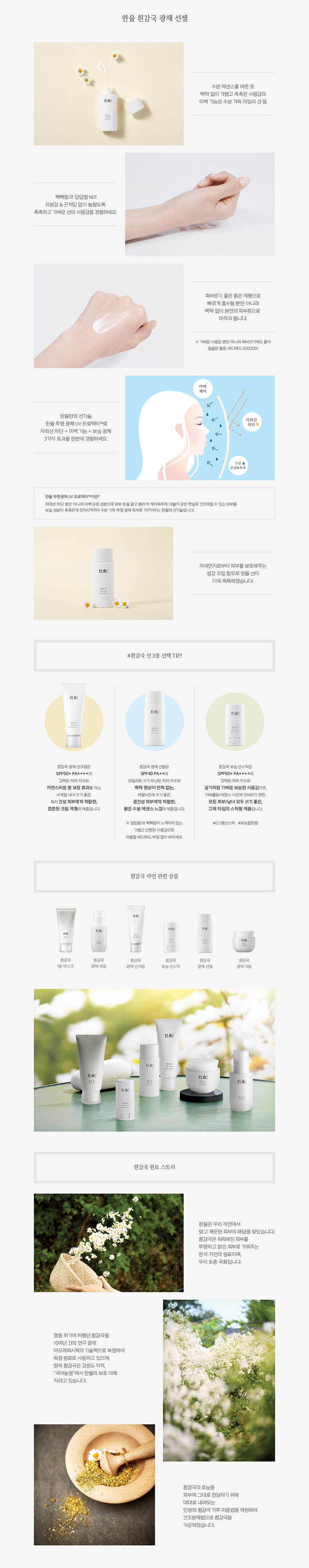 HANYUL - Gel solaire solaire Chrysanthème éclat SPF40 PA ++