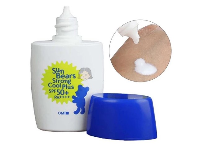 OMI - Sun Bears Japan Sunscreen Strong Cool Plus UV étanche SPF50+ PA++++ - 30ml