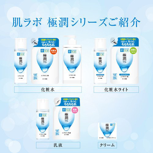 Rohto Mentholatum - Hada Labo - Gokujyun Super Hyaluronic Acid Lotion hydratante pour la peau - 400ml