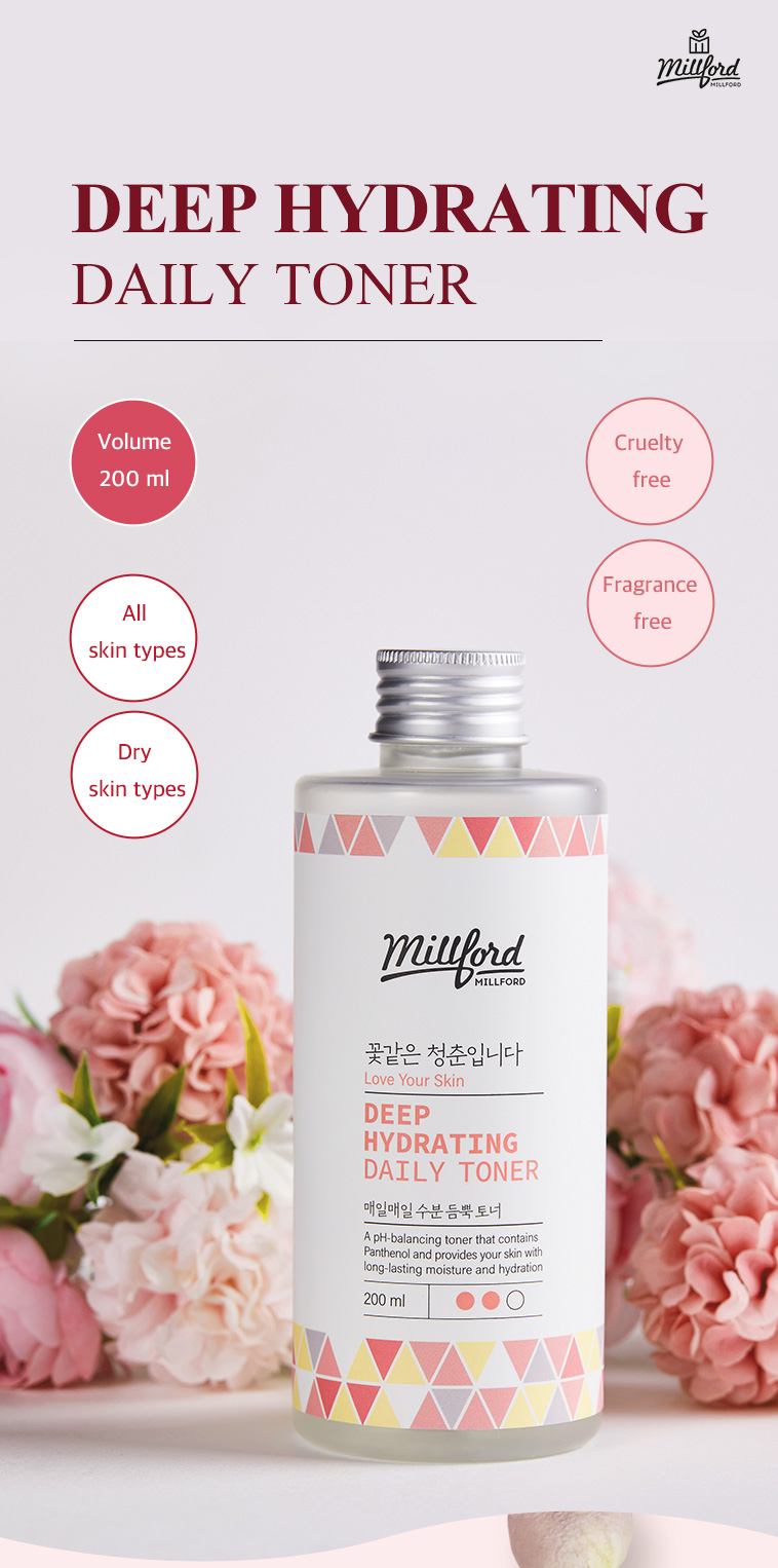 Millford - Deep Hydrating Daily Toner - 200ml