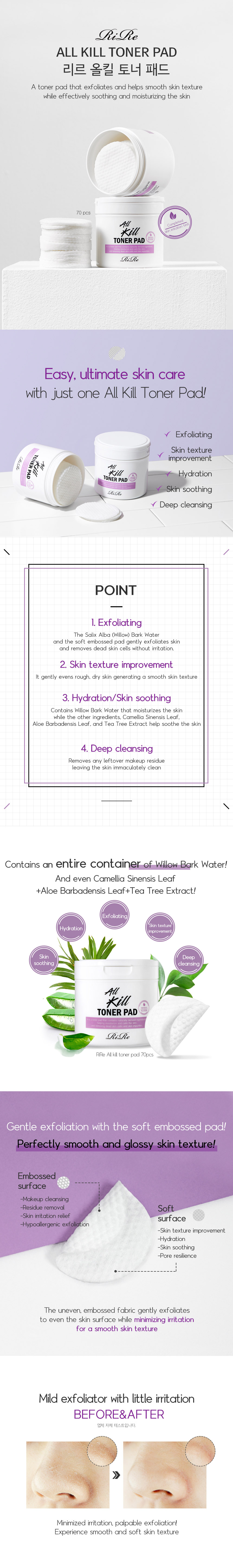 RiRe - Tampon de toner All Kill - 1pack