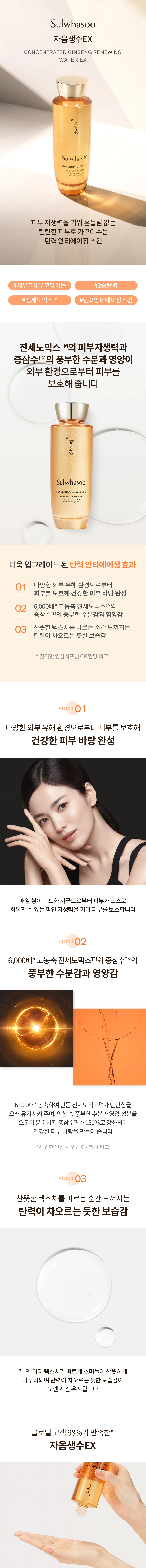 Sulwhasoo - Concentrated Ginseng Renewing Water EX - 150ml