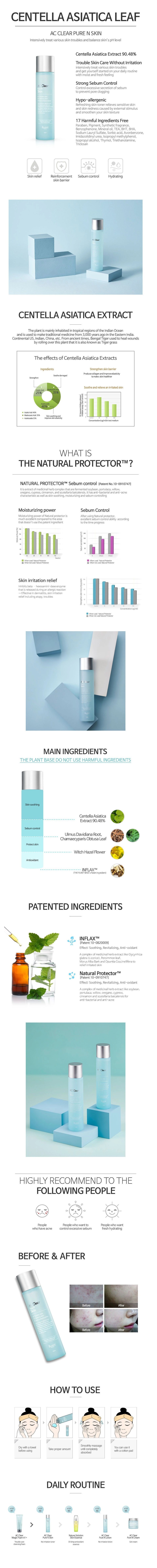 The Plant Base - AC Clear Pure N Skin - 180ml