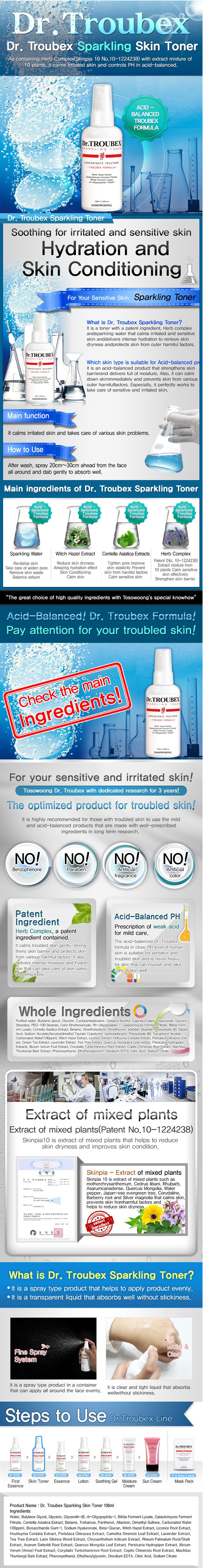 TOSOWOONG - Dr.Troubex Sparkling Toner