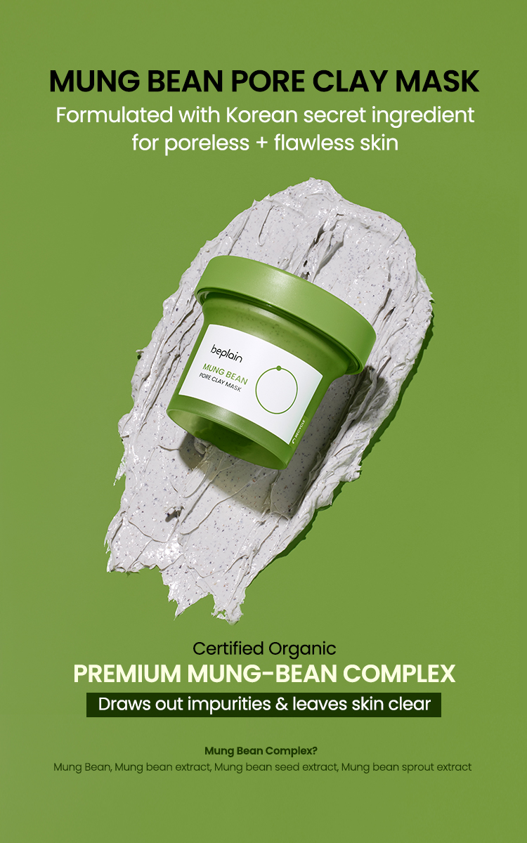 beplain - Mung Bean Pore Clay Mask - 120ml