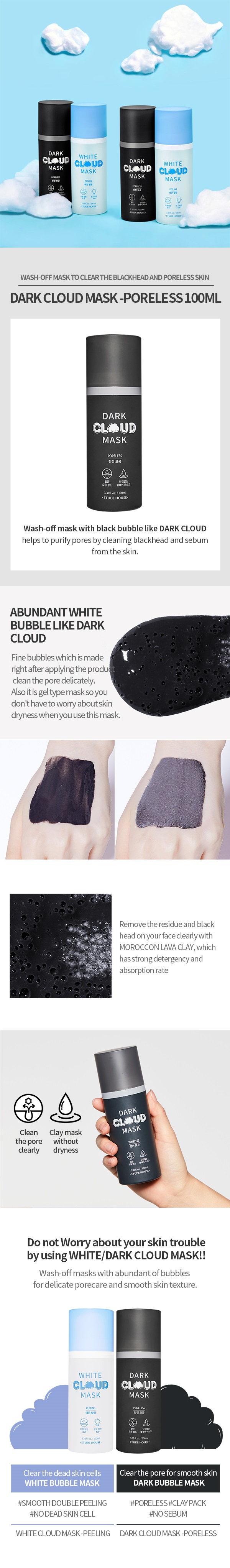 Etude House - Masque sans nuage Dark Cloud