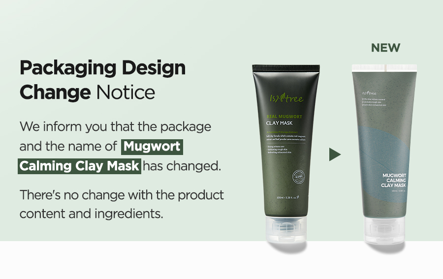 Isntree - Real Mugwort Clay Mask - 100ml