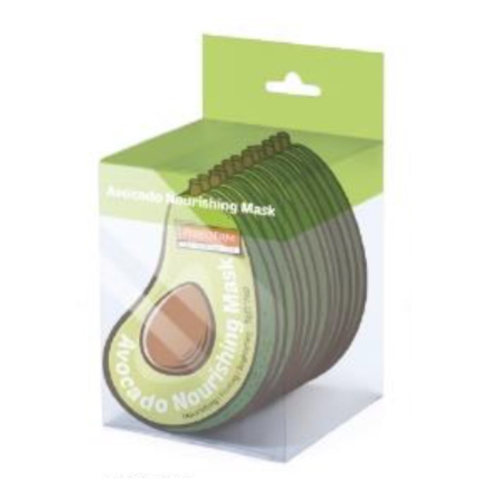 PUREDERM - Avocado Nourishing Mask - 5g x 12pcs
