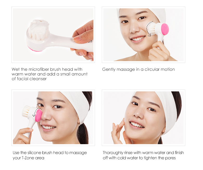 MEMEBOX - I'M Brush # B007 Brosse à double pores - 1pièce
