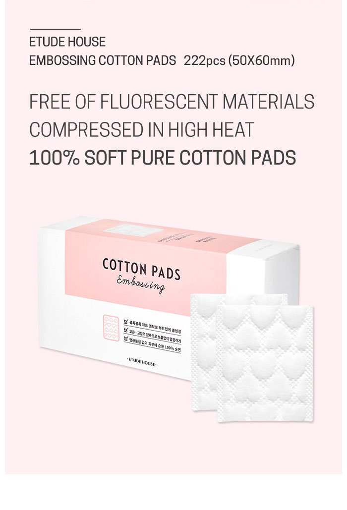 Etude House - Embossing Cotton Pads