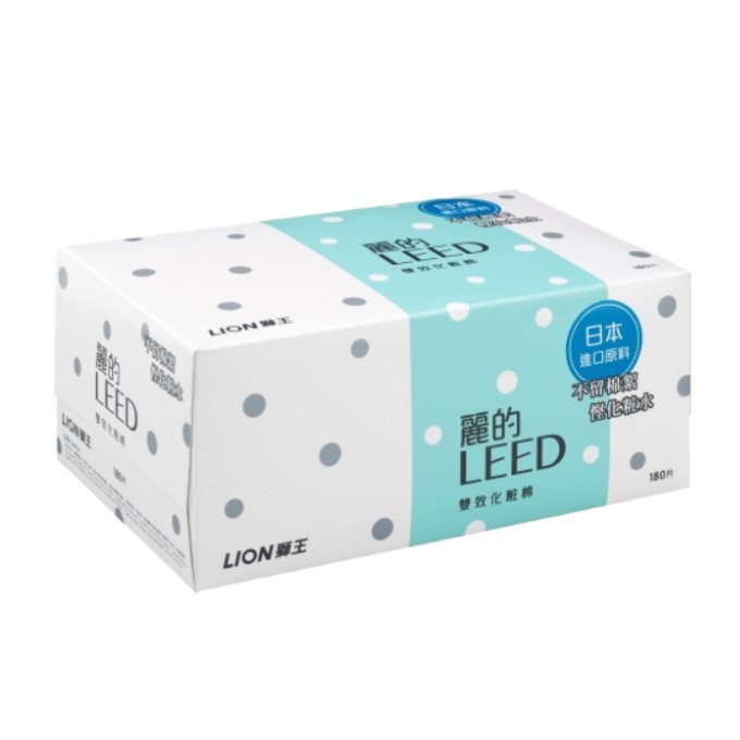 LION - Beauté Puff Cotton Pad - 180pièces