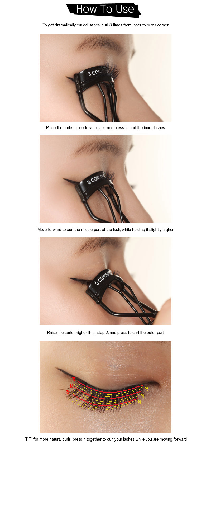 3CE / 3 CONCEPT EYES - Recourbe-cils
