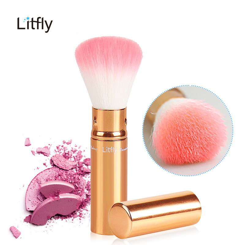 Litfly - Pinceau fard à joues rétractable