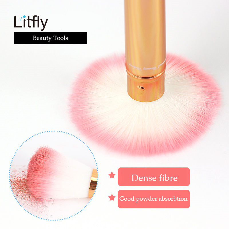 Litfly - Pinceau fard à joues rétractable