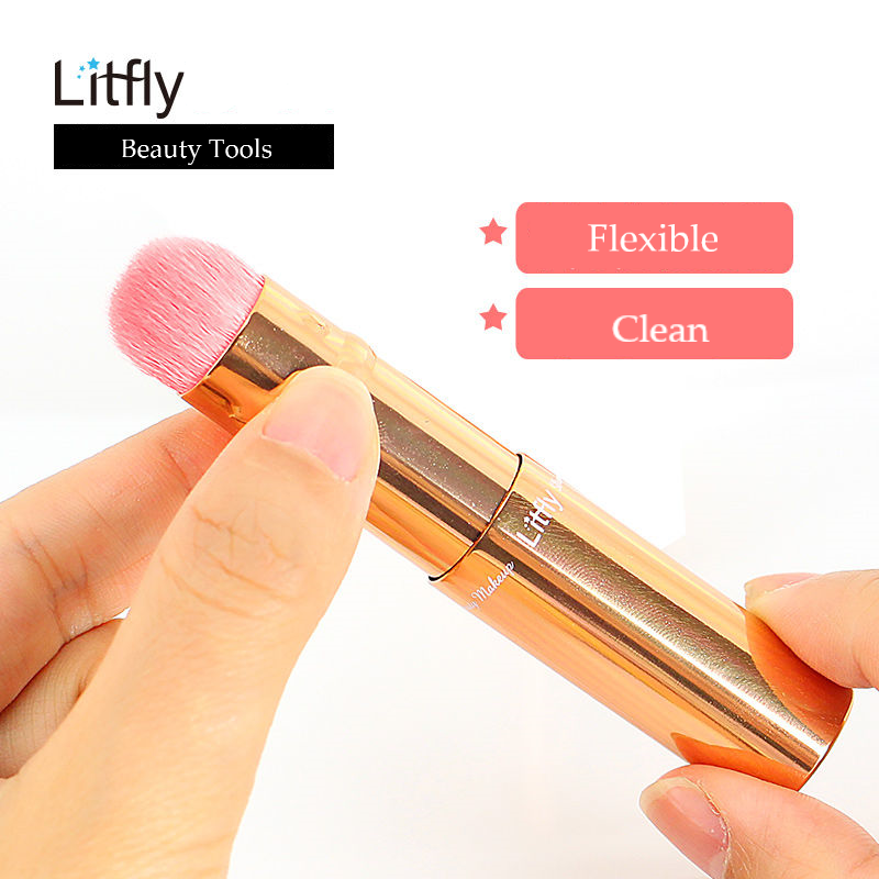 Litfly - Pinceau fard à joues rétractable