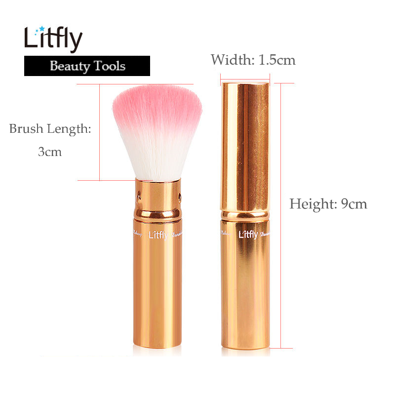 Litfly - Pinceau fard à joues rétractable