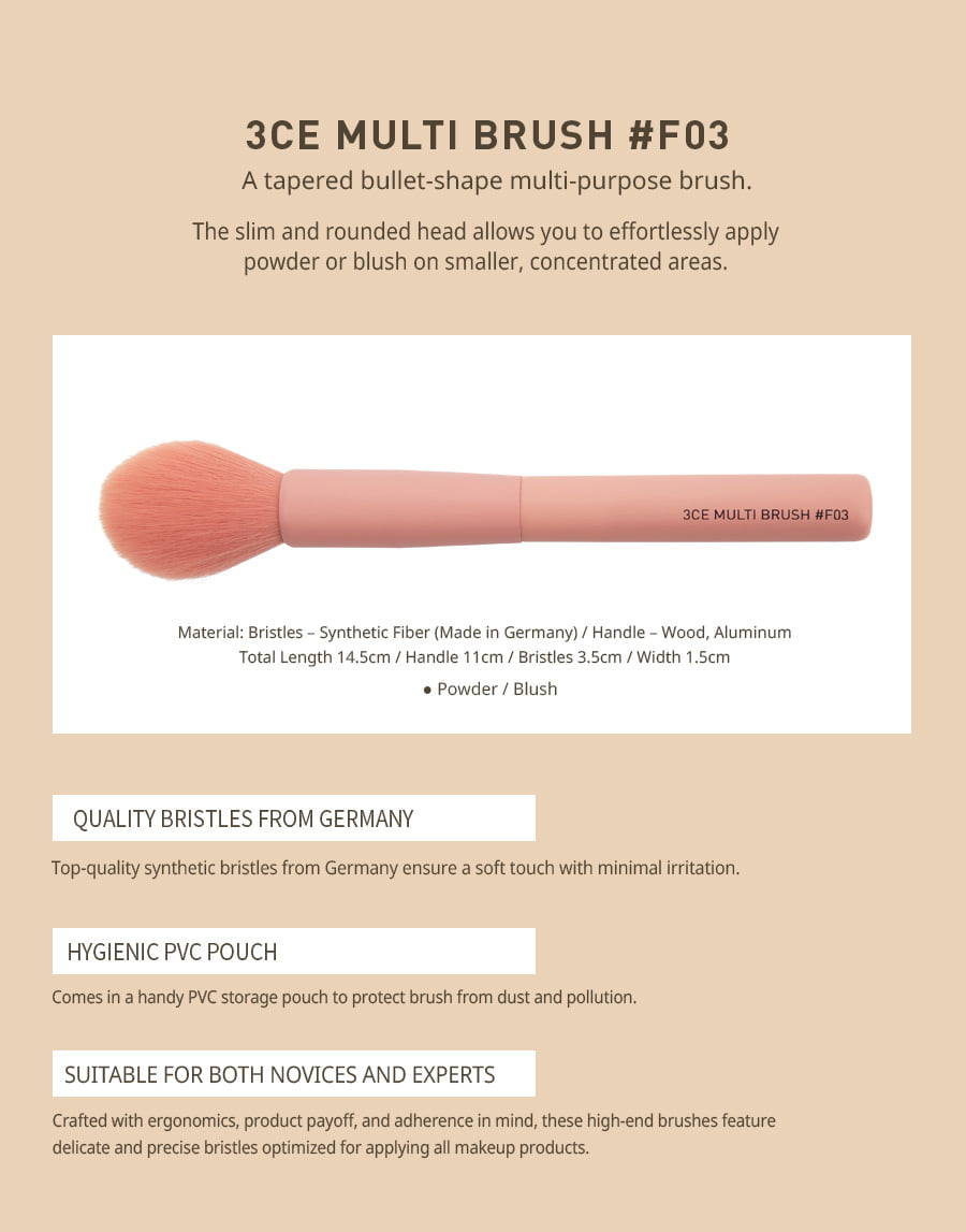3CE / 3 CONCEPT EYES - Multi Brosse