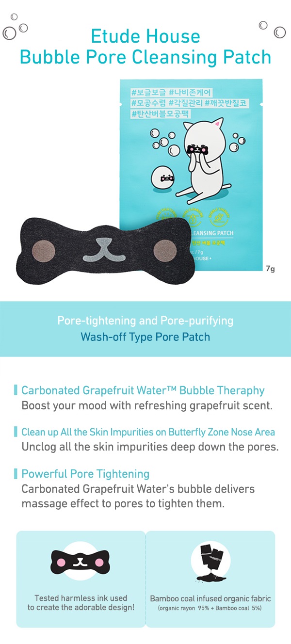 Etude House - Patch nettoyant Bubble Pore