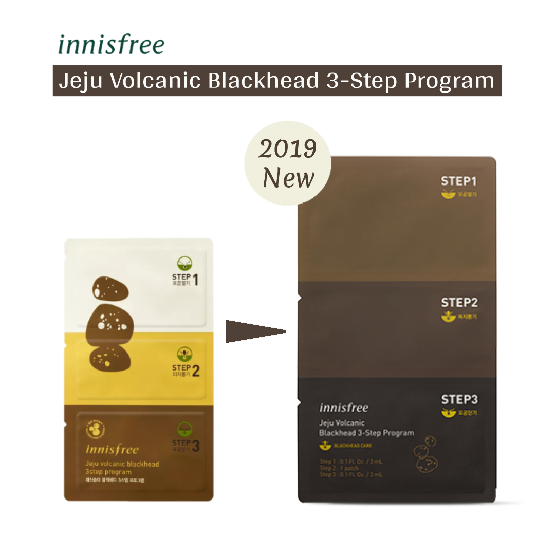 innisfree - Jeju Volcanic Blackhead 3-Step Program
