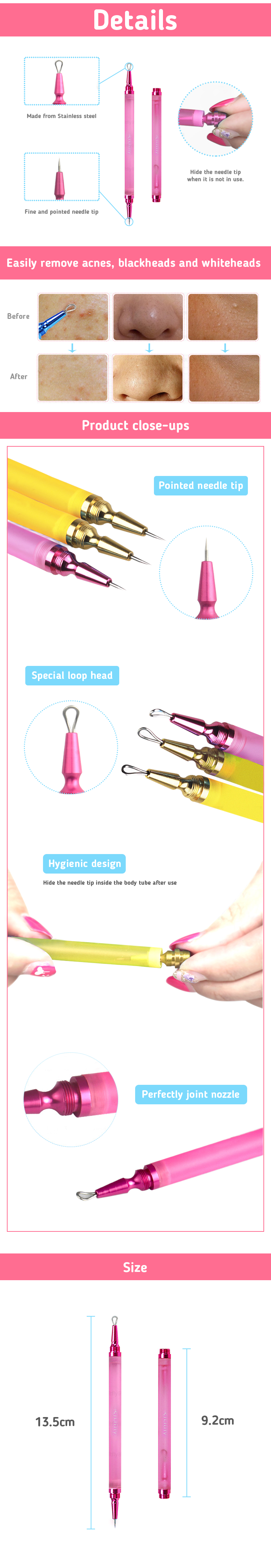 Litfly - Double Ended Blackhead Remover