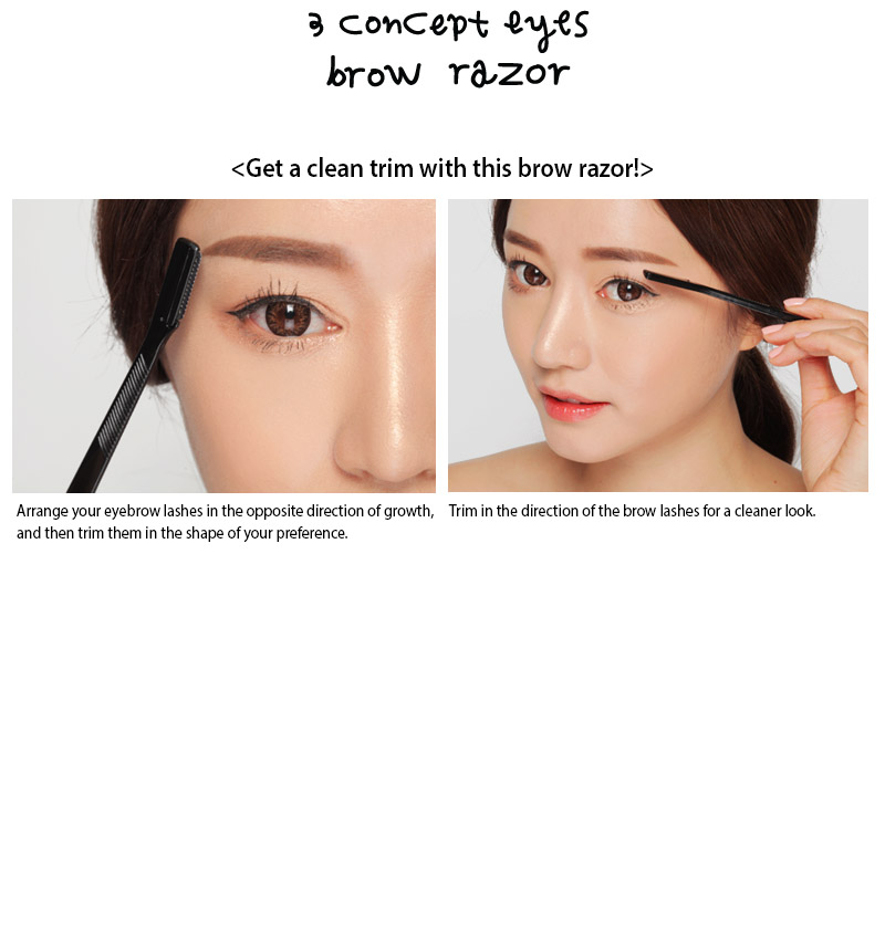 3CE / 3 CONCEPT EYES - Rasoir à sourcils