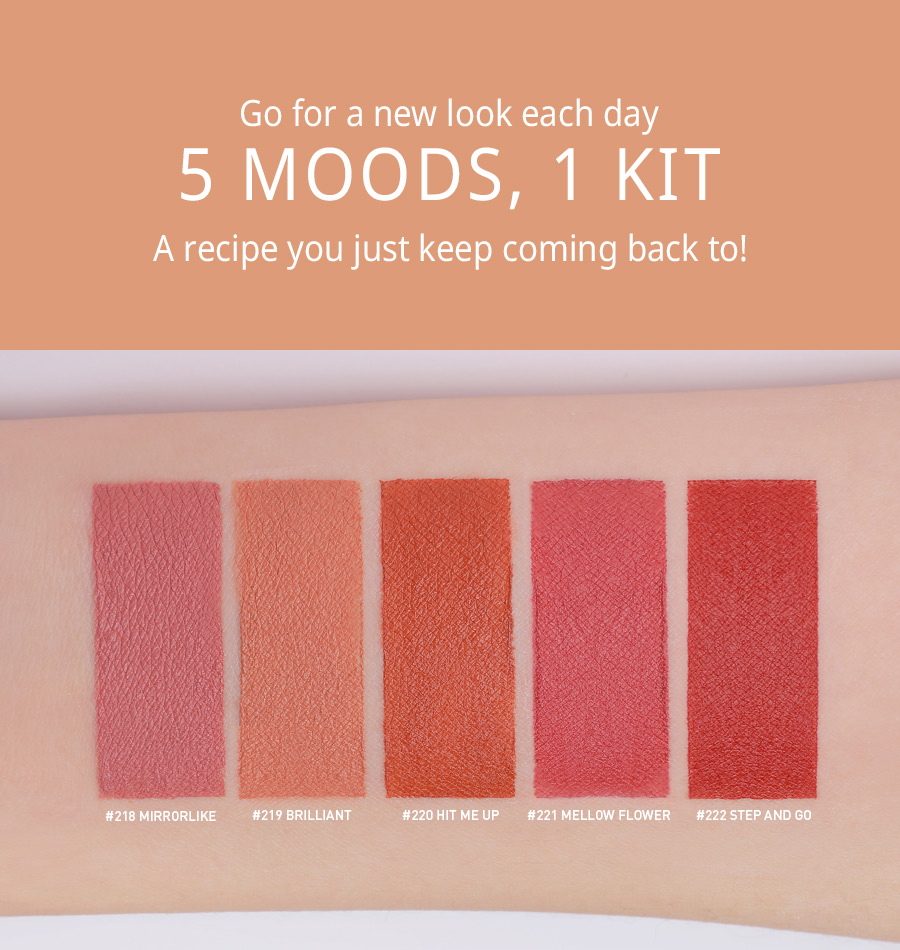 3CE / 3 CONCEPT EYES - Mood Recipe Lip Color Mini Kit 2