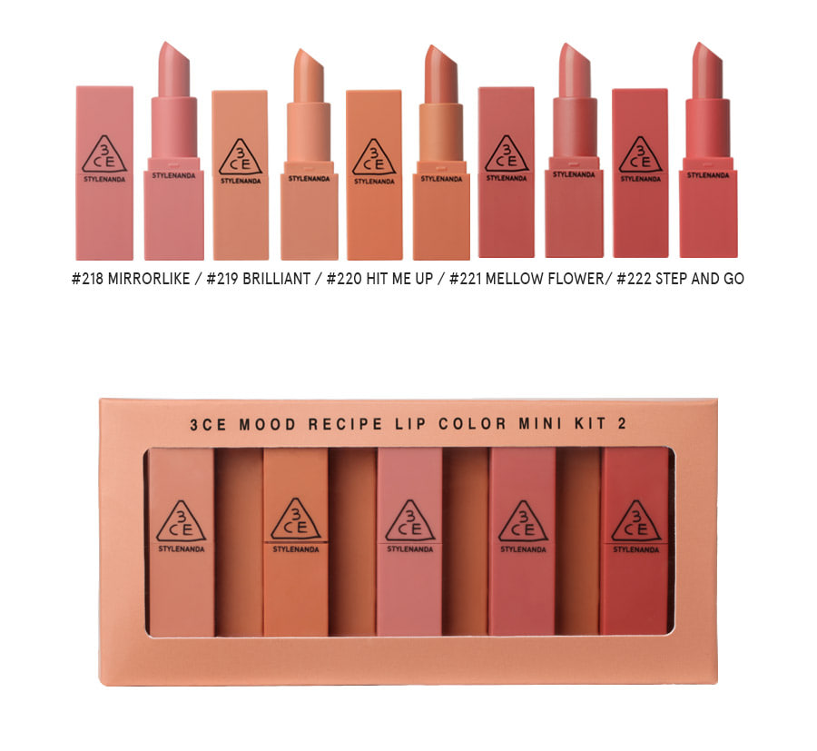 3CE / 3 CONCEPT EYES - Mood Recipe Lip Color Mini Kit 2