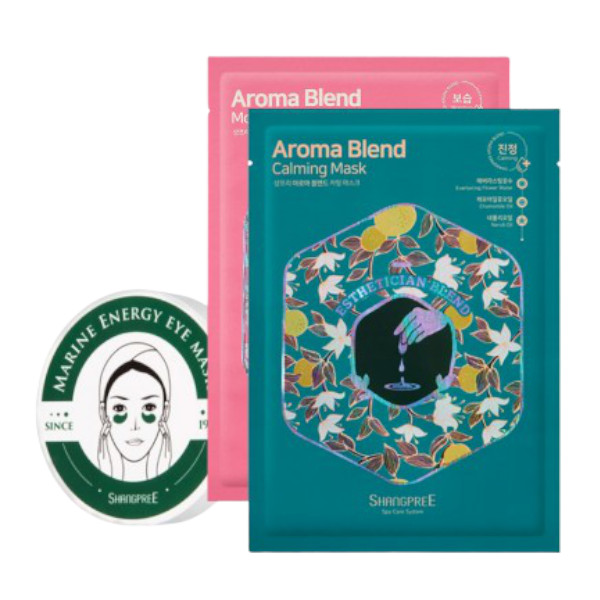 Shangpree - Marine & Aroma Blend Mask Kit - 1pack (3 items)