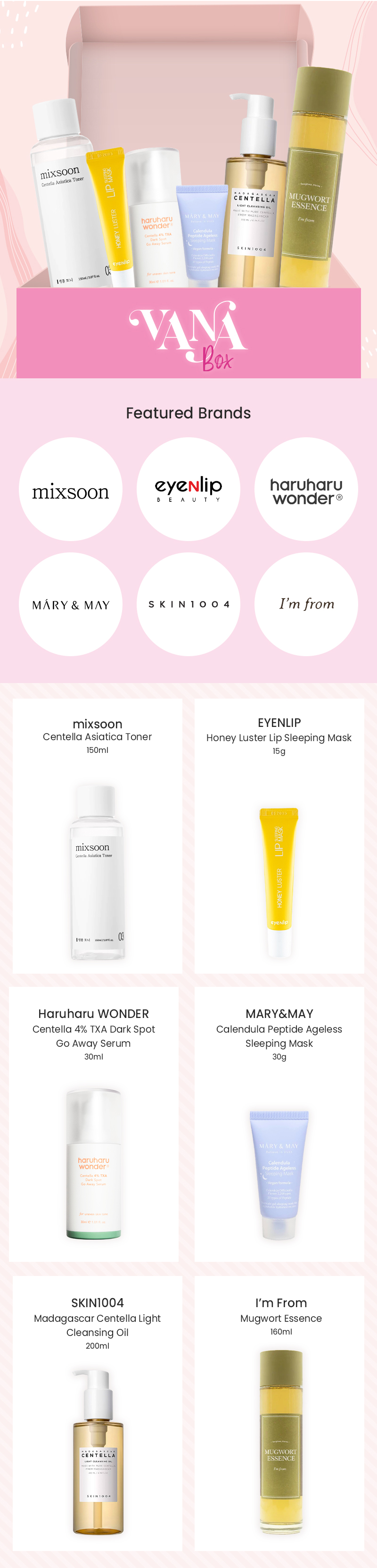 Stylevana - VANA Box - Keep Cool Crew Box - 1 set