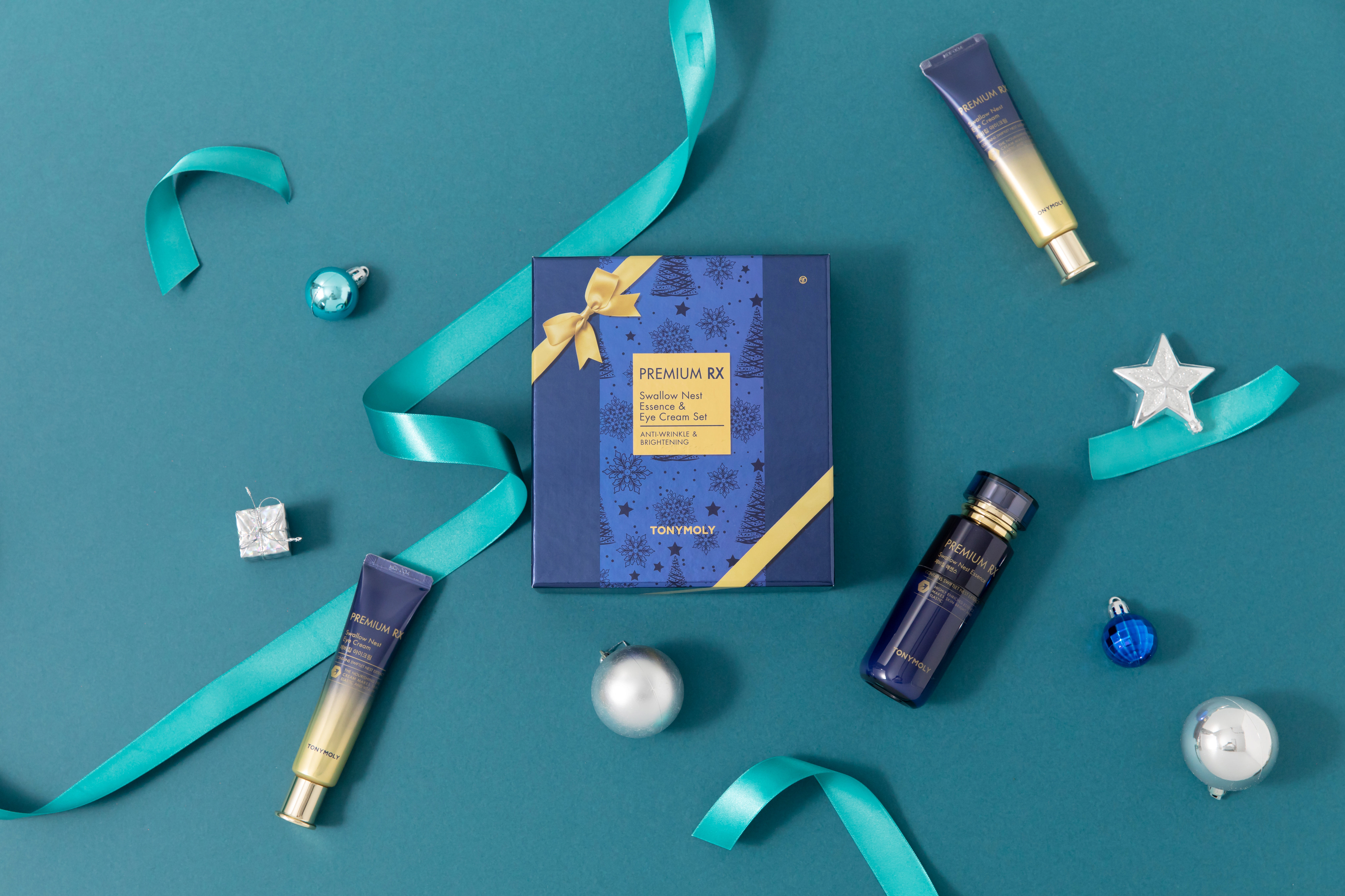 TONYMOLY - Premium RX Swallow Nest Essence & Eye Cream Set - 1set(3items)