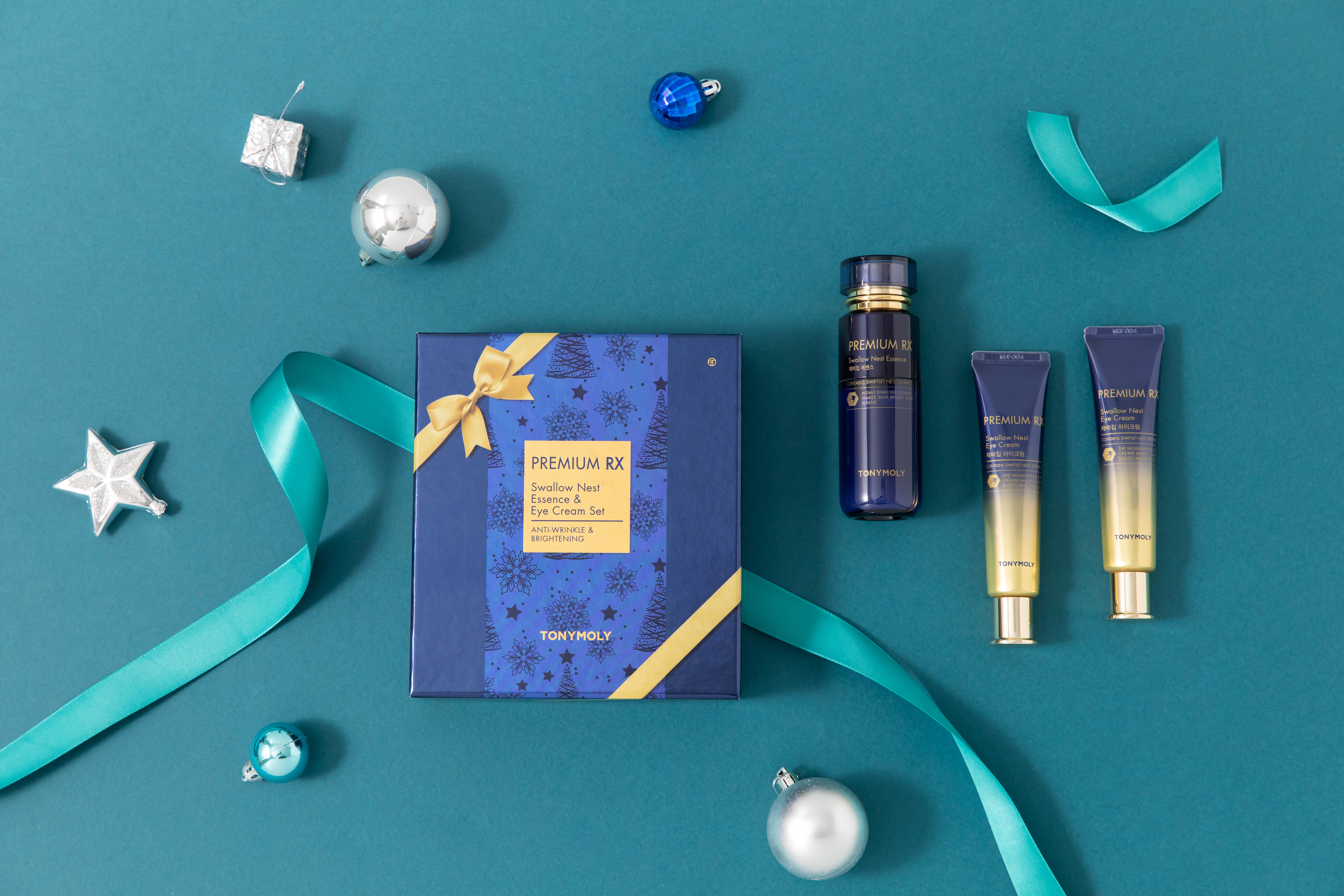 TONYMOLY - Premium RX Swallow Nest Essence & Eye Cream Set - 1set(3items)