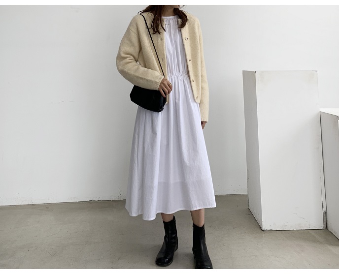 Rosy.B - Long-Sleeve Button Front Knit Cardigan