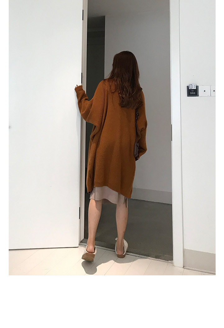 Rosy.B - Long-Sleeve Ribbed Open Cardigan