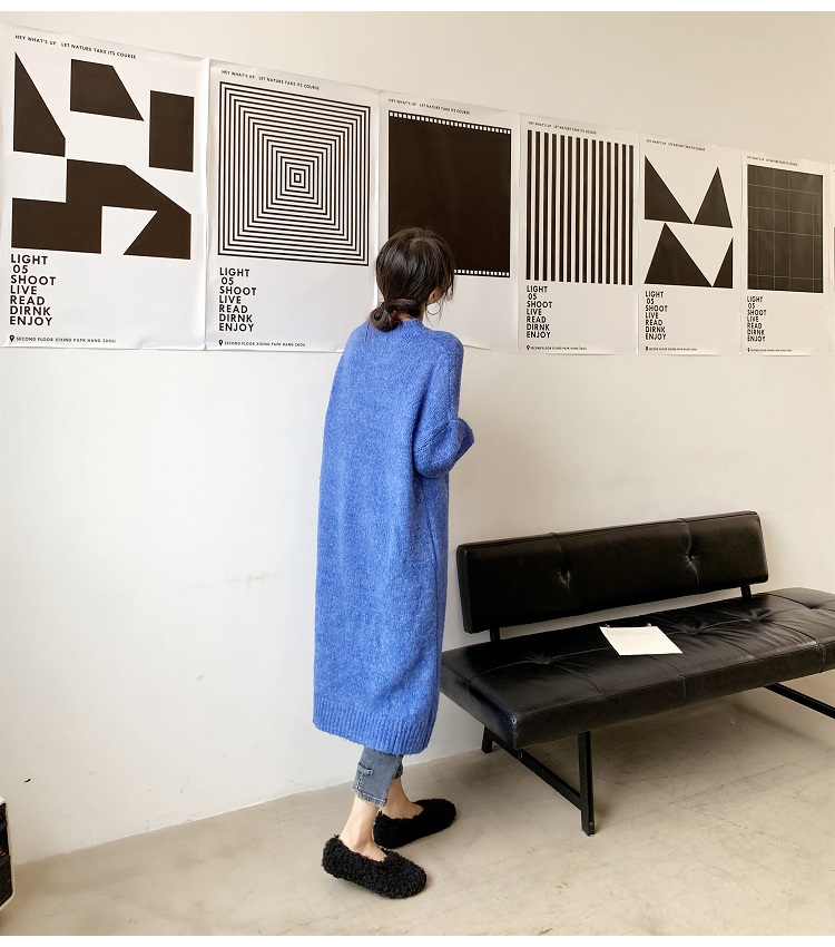 Bbuckkooki - Robe en maille oversize à col rond