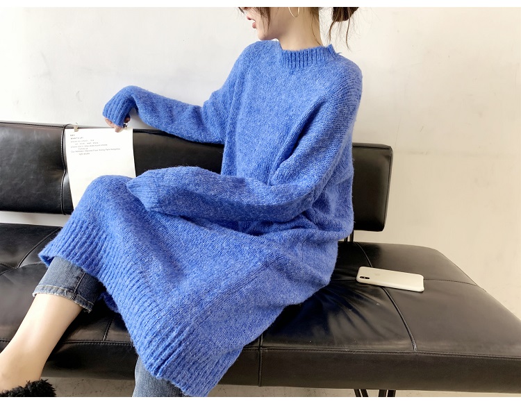 Bbuckkooki - Robe en maille oversize à col rond