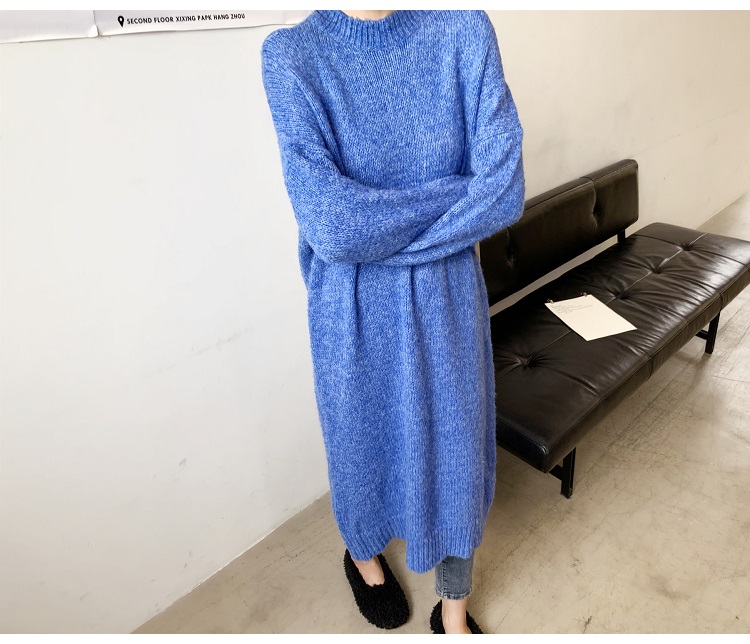 Bbuckkooki - Robe en maille oversize à col rond
