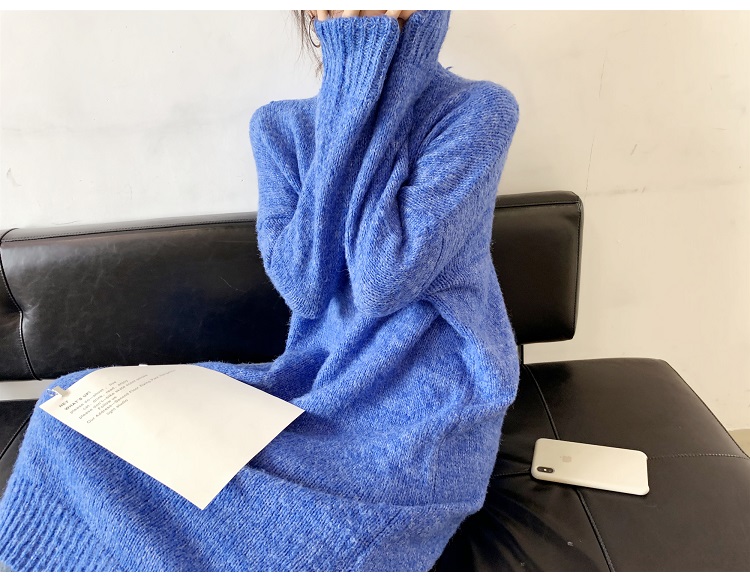 Bbuckkooki - Robe en maille oversize à col rond