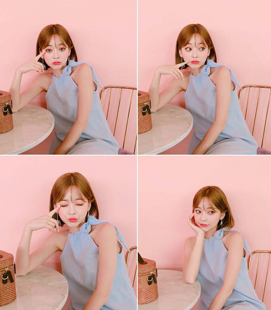 chuu - Halter A-Line Mini Dress
