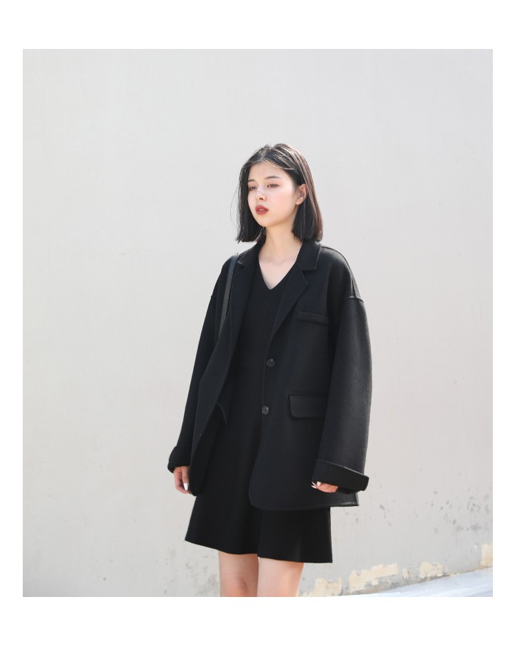 MsBlossom - Robe trapèze en tricot à col en V