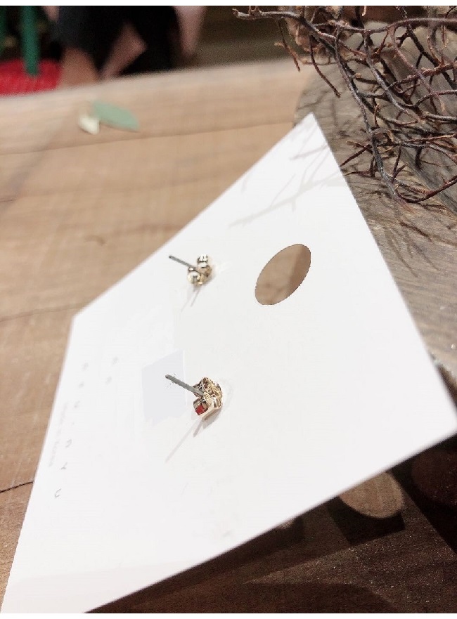 NYU NYU - Smiley Face Earrings