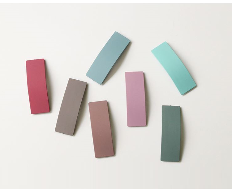 Stylevana - Pince à cheveux rectangle mat