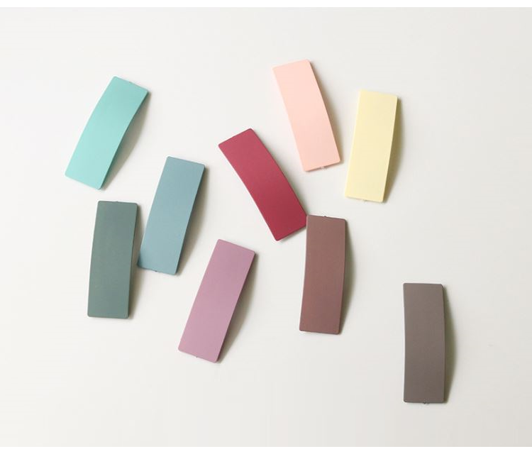 Stylevana - Pince à cheveux rectangle mat